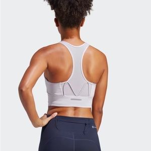 NWT MEDIUM-SUPPORT RUNNING POCKET BRA| light purple